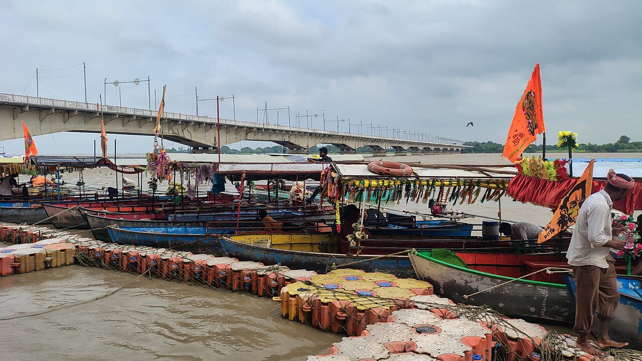 Naya Ghat on the Saryu river in Ayodhya