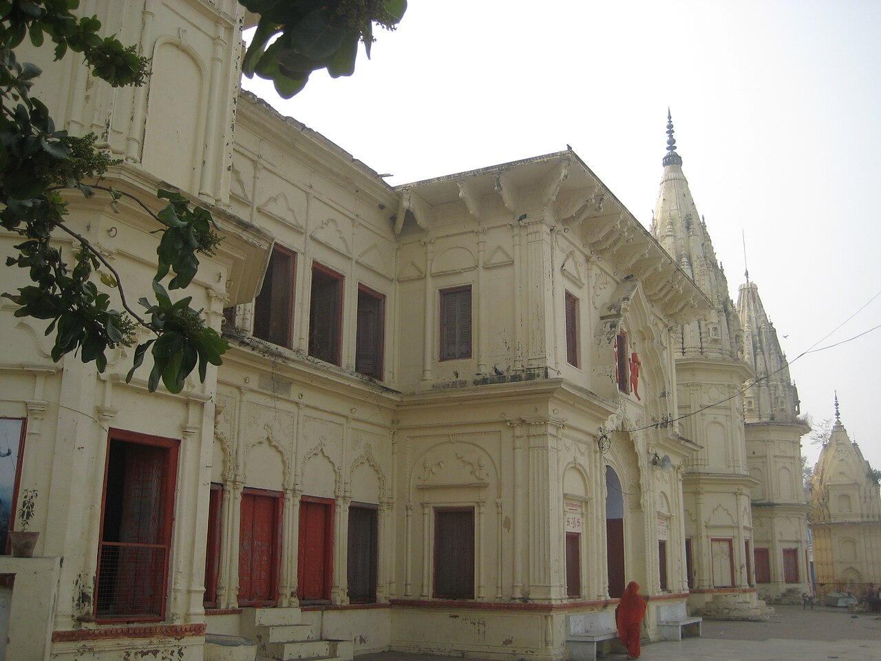 The temple complex at Guptar Ghat on the Saryu river